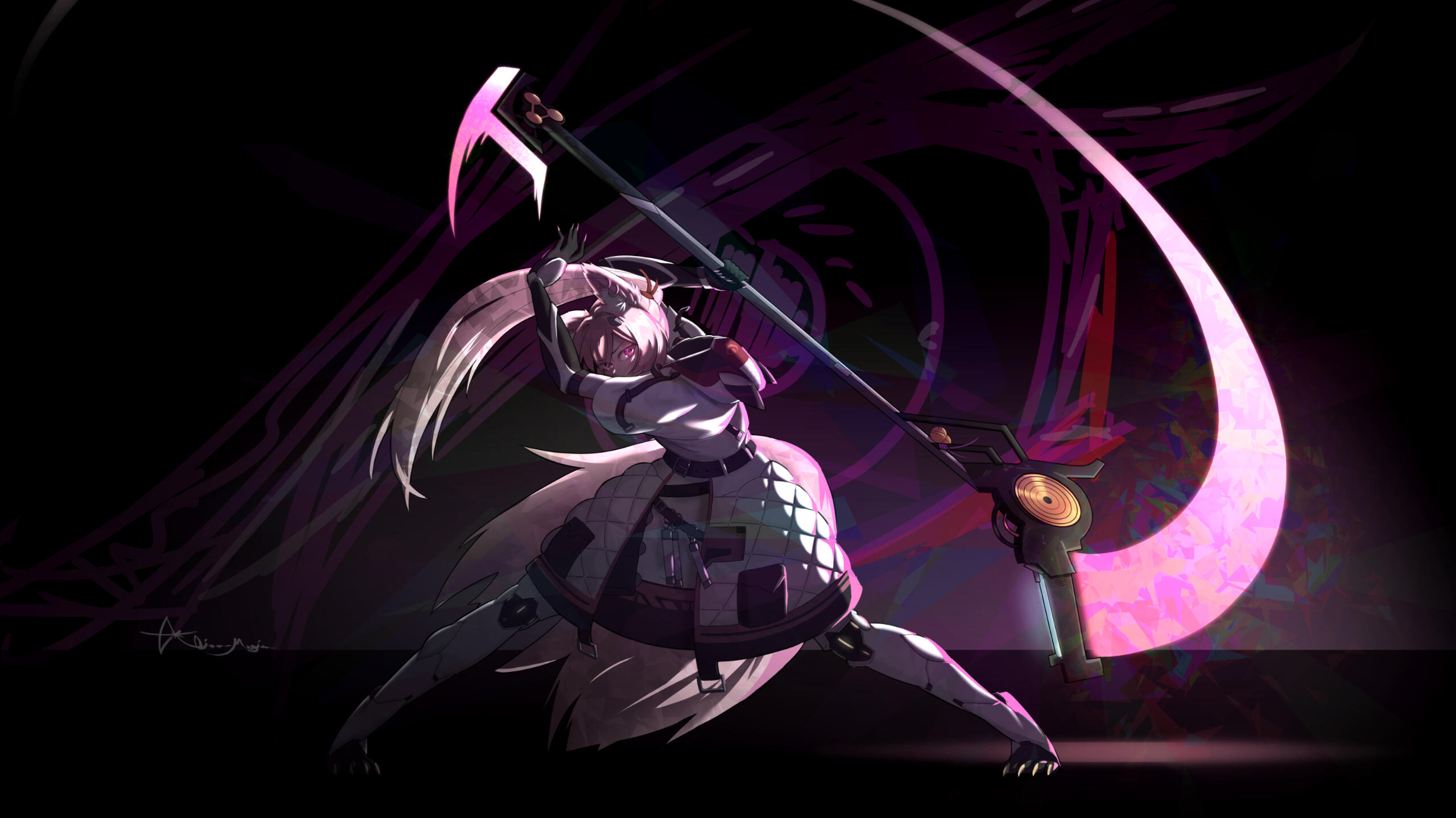 woah laser scythe so cool!